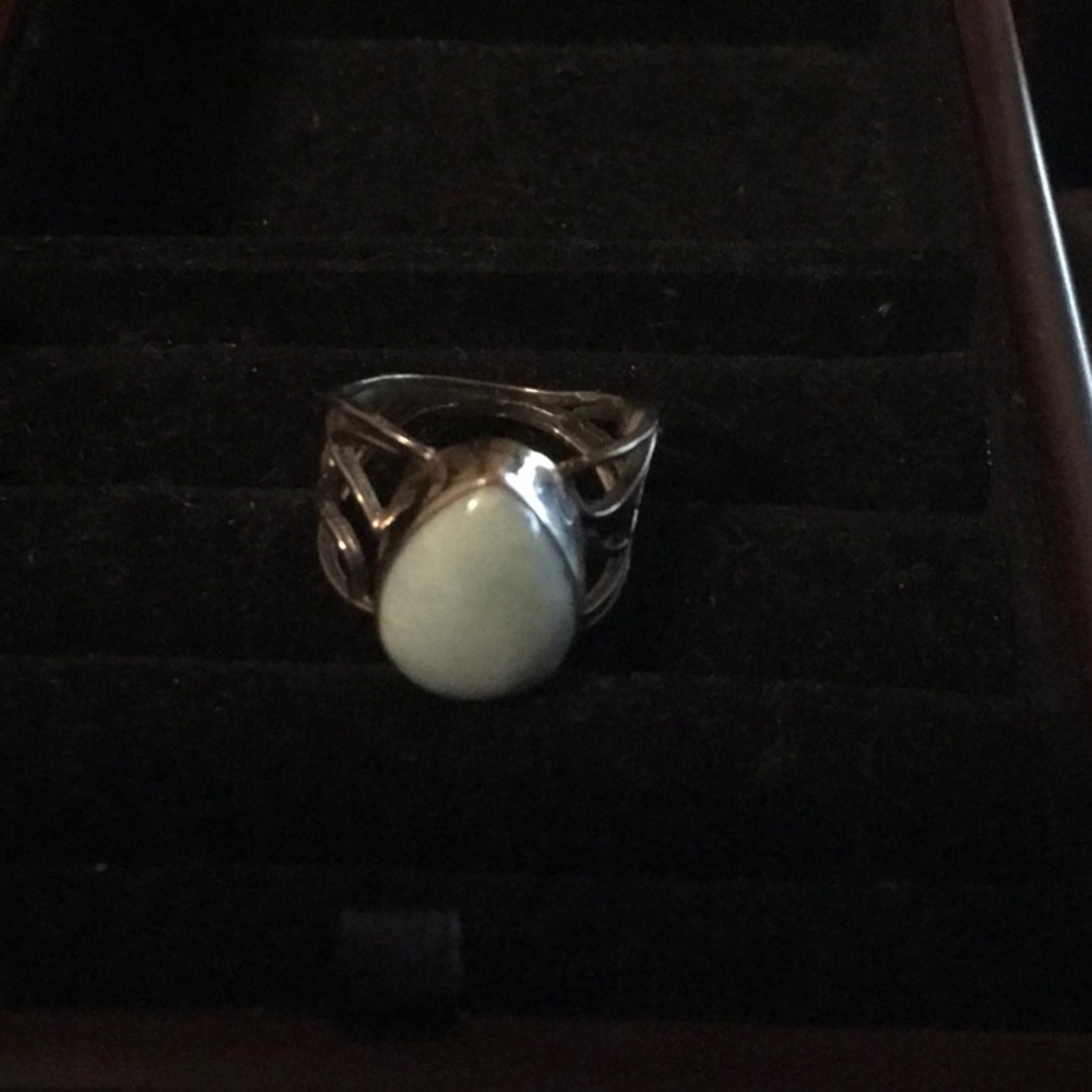 Sterling silver Larimar ring